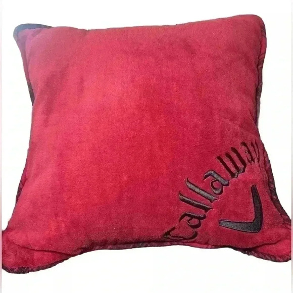 GOLF Callaway THROW PILLOW Square Red - Picture 1 of 3